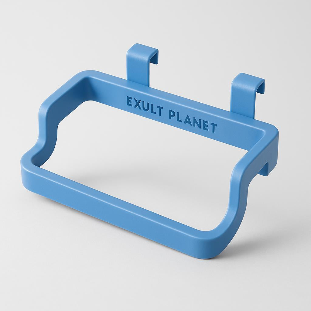 Space-Saving Hanging Trash Bag Holder for Easy Waste Management