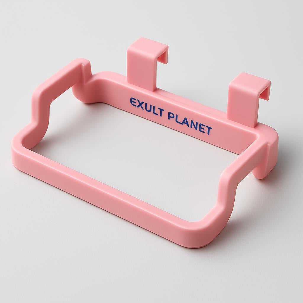 Space-Saving Hanging Trash Bag Holder for Easy Waste Management