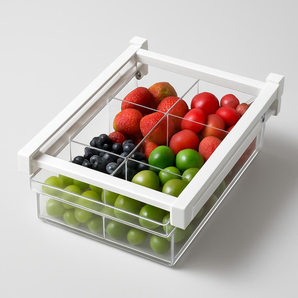 Adjustable Kitchen Refrigerator Storage Rack Organizer