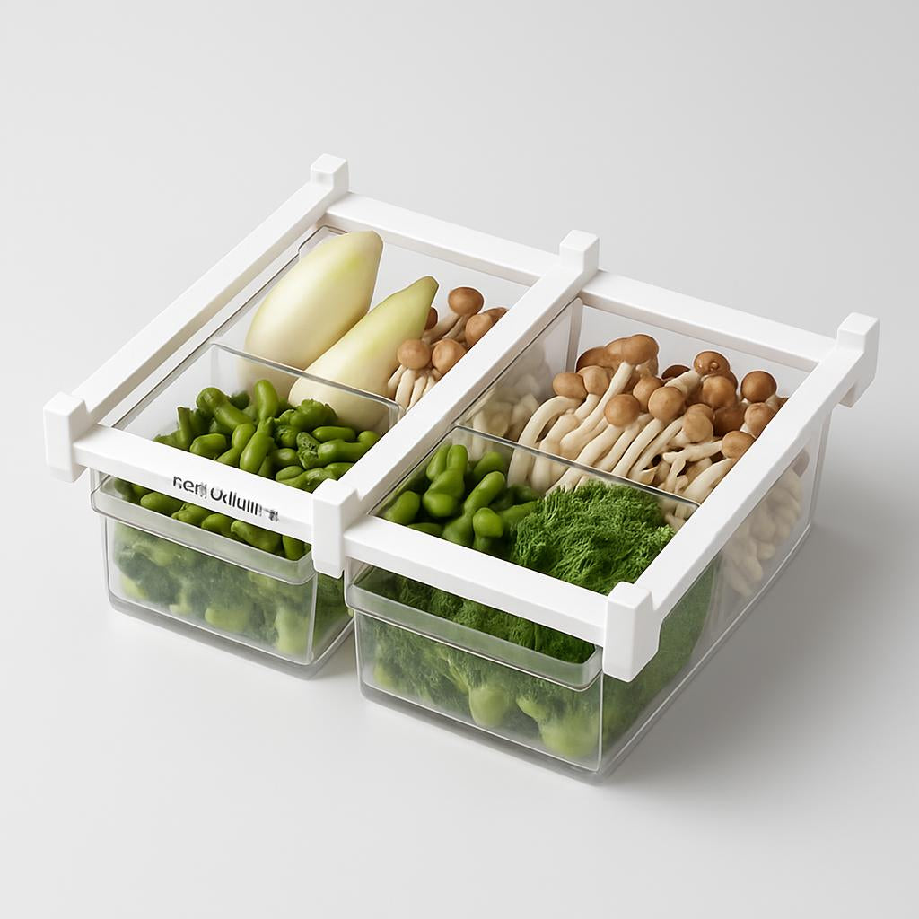 Adjustable Kitchen Refrigerator Storage Rack Organizer