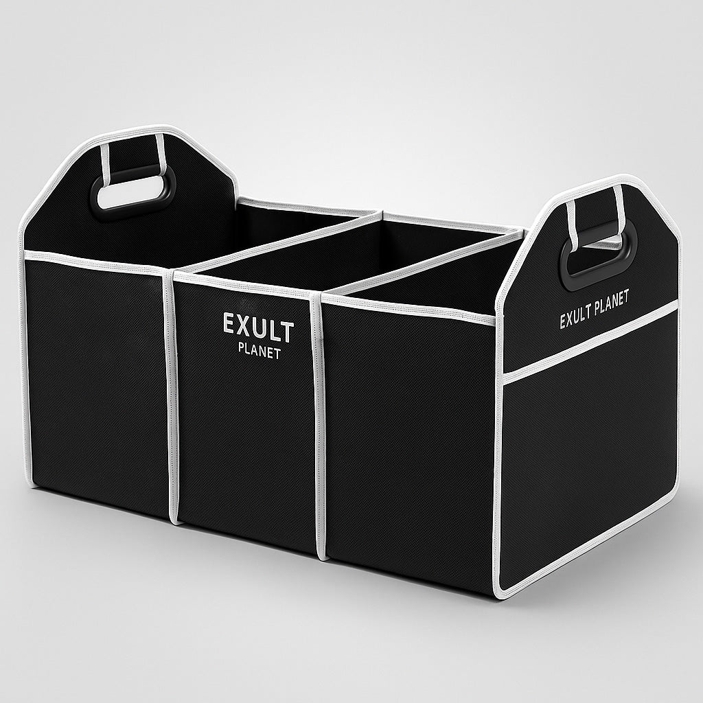 Eco-Friendly Car Storage Box & Organizer for Back Seat