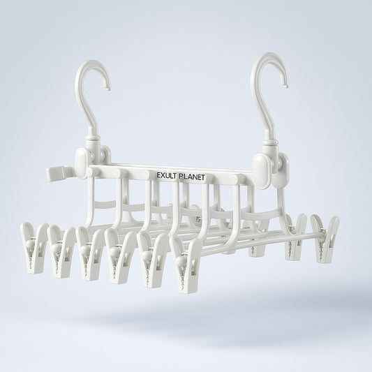 Space-Saving Multi-Layer Clothes Hanger - Vertical Cascading Design