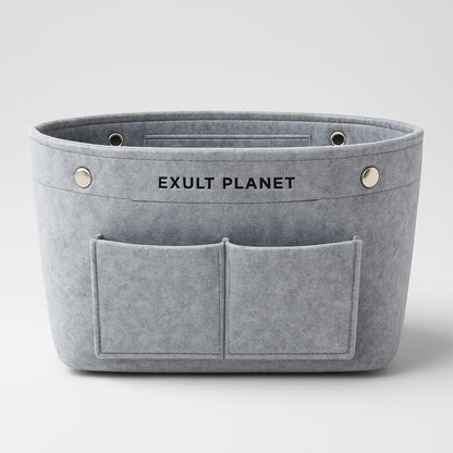 Eco-Friendly Yellow Makeup Storage Organizer