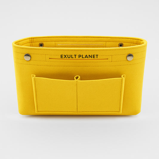 Eco-Friendly Yellow Makeup Storage Organizer for Bags