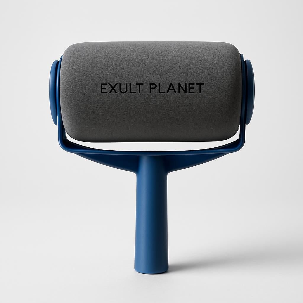 Eco-Friendly Paint Roller Set with Reusable Foam Rollers