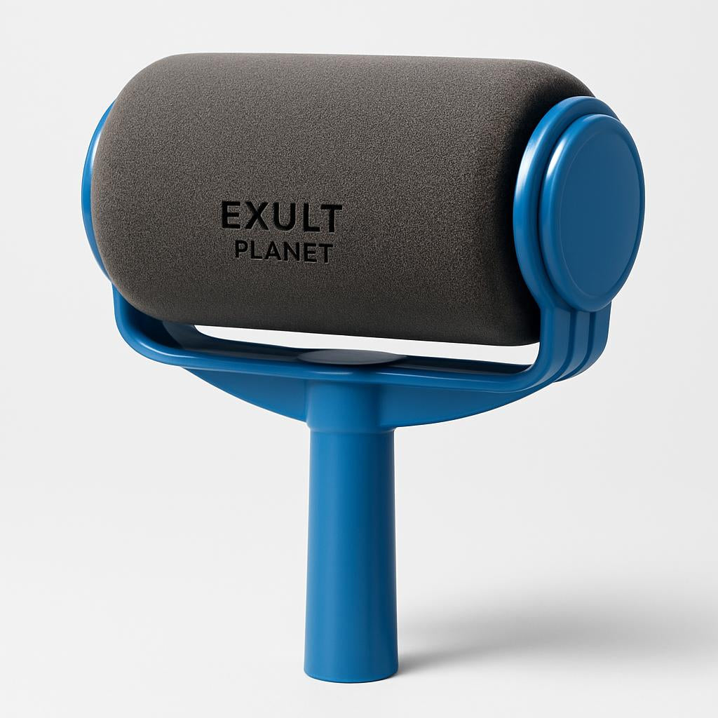 Eco-Friendly Paint Roller Set with Reusable Foam Rollers