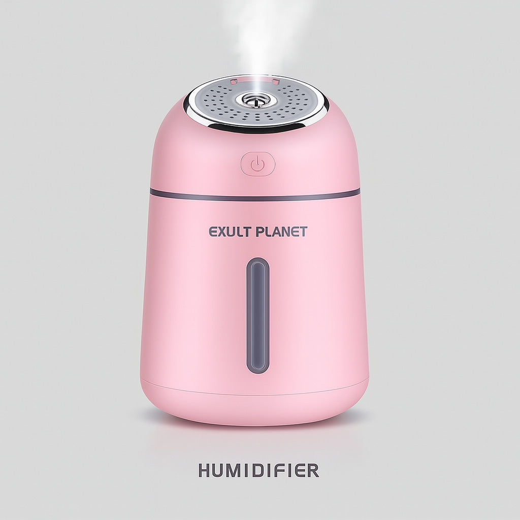 Eco-Friendly 4-in-1 Mini Ultrasonic Humidifier and Aroma Diffuser