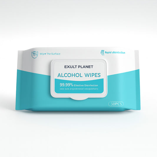 Eco-Friendly Alcohol Wipes - Portable Disinfectant Solution