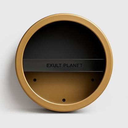 Eco-Friendly Circular Wall-Mounted Planters for Indoor Greenery