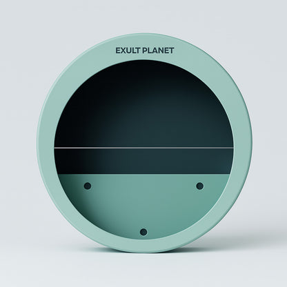 Eco-Friendly Circular Wall-Mounted Planters for Indoor Greenery