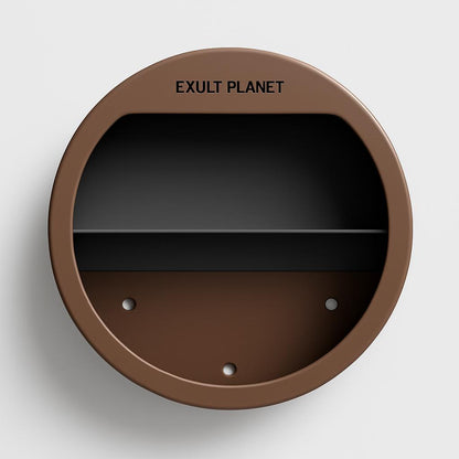 Eco-Friendly Circular Wall-Mounted Planters for Indoor Greenery