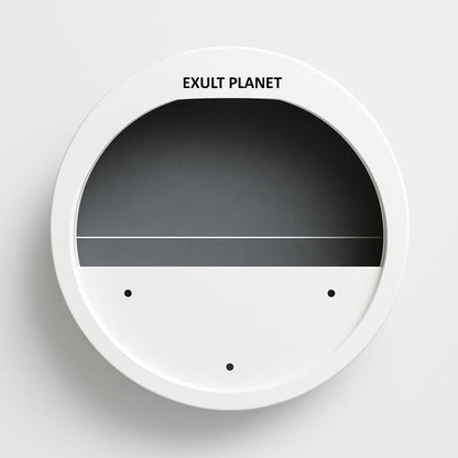 Eco-Friendly Circular Wall-Mounted Planters for Indoor Greenery