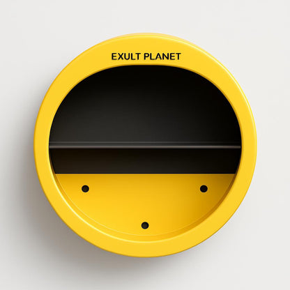 Eco-Friendly Circular Wall-Mounted Planters for Indoor Greenery