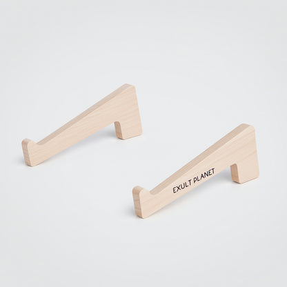 Eco-Friendly Natural Wood Vertical Laptop Stand
