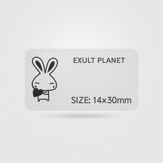 Eco-Friendly Heart Pattern Adhesive Labels for Sustainable Organization