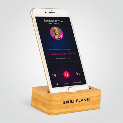 Eco-Friendly Bamboo Phone Stand for Sustainable Living