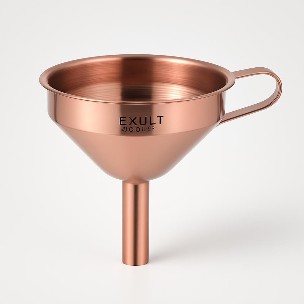 Iridescent Stainless Steel Kitchen Funnel - Eco-Friendly & Durable