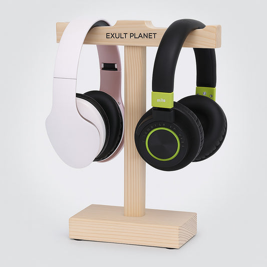 Eco-Friendly Wooden Earphone Stand