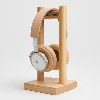 Eco-Friendly Wooden Earphone Stand