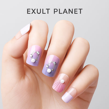 Eco-Friendly Reusable Press-On Nail Sets - Sustainable Beauty