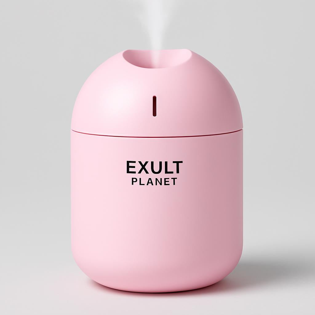 Compact Pink Humidifier for Eco-Friendly Home Wellness