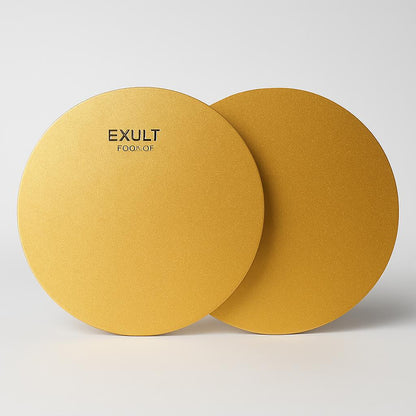 Eco-Friendly Gold Wooden Cake Base