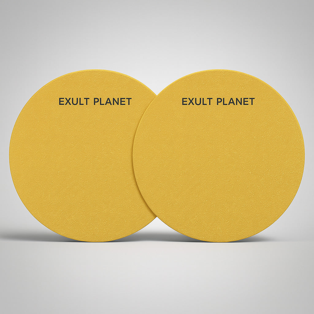 Eco-Friendly Gold Wooden Cake Base for elegant celebrations