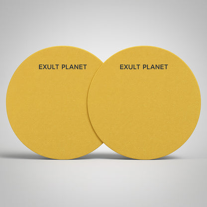 Eco-Friendly Gold Wooden Cake Base for elegant celebrations