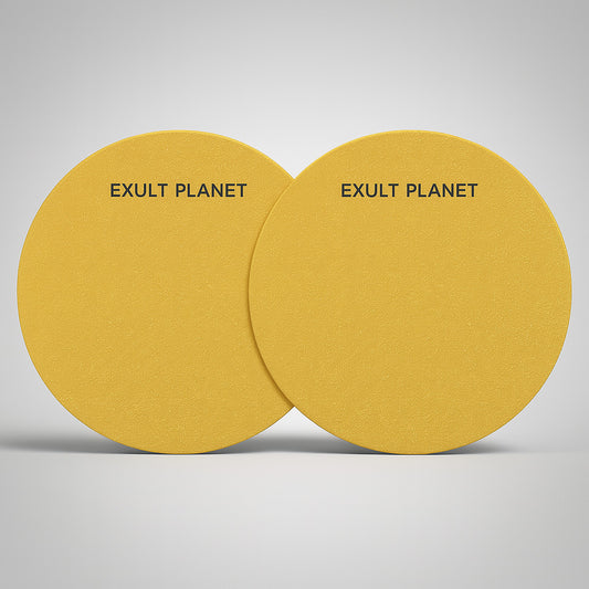 Eco-Friendly Gold Wooden Cake Base for elegant celebrations