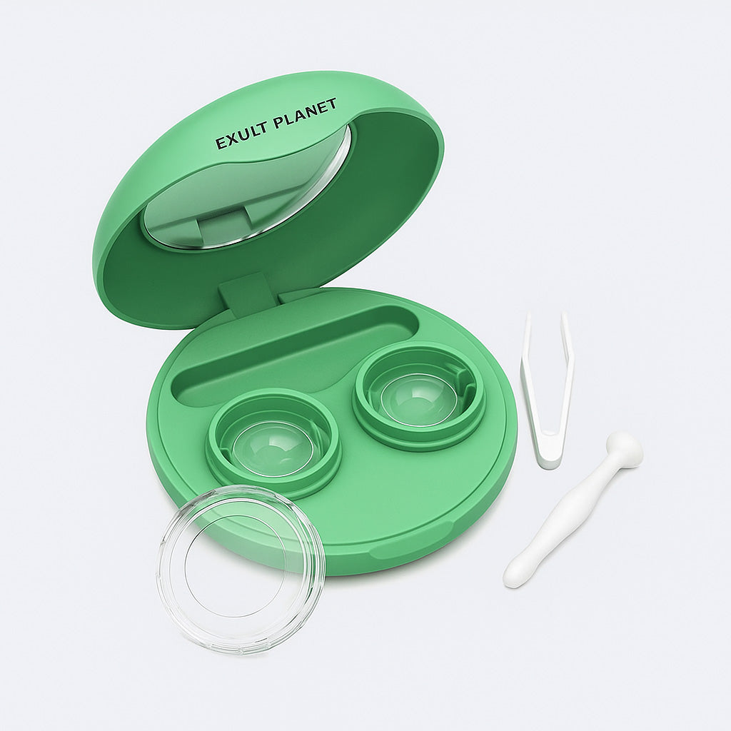 Ultrasonic Contact Lens Cleaner and Wireless Phone Charging Case