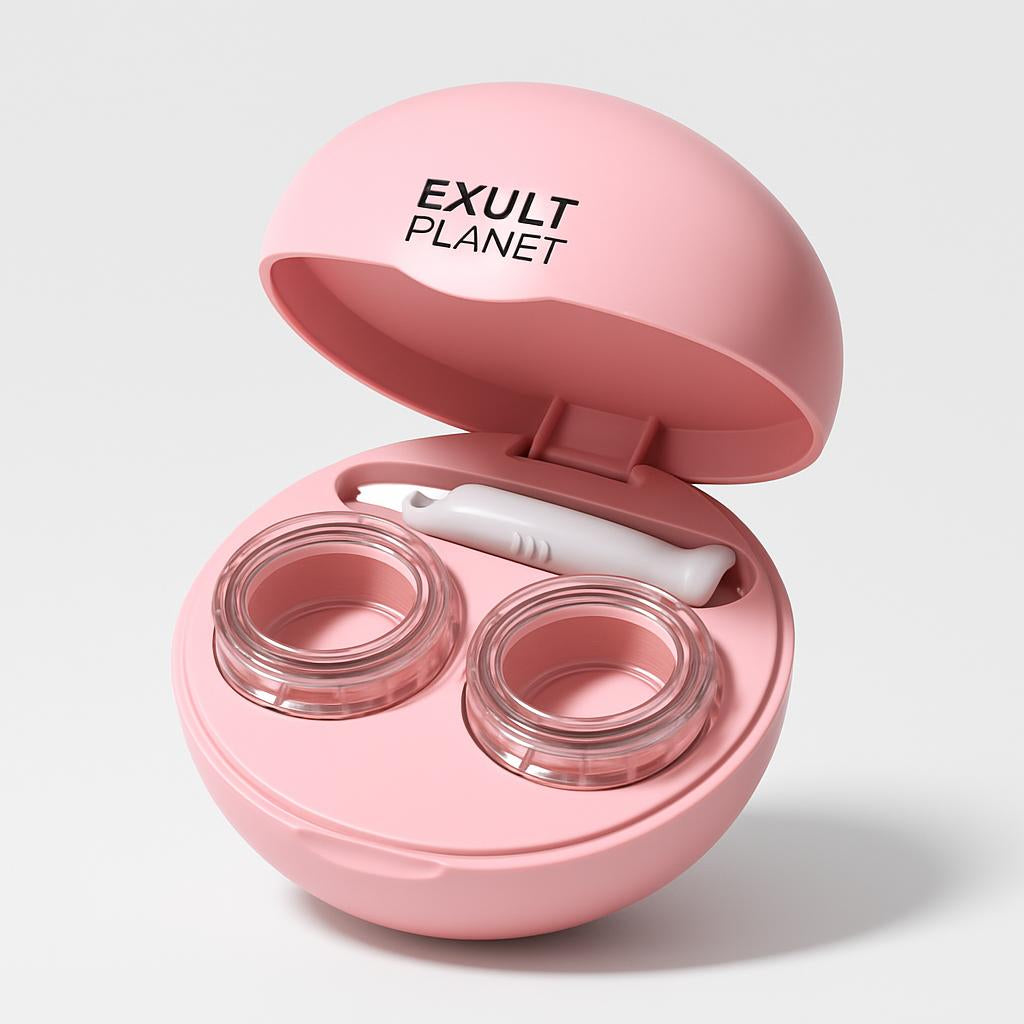 Ultrasonic Contact Lens Cleaner & Wireless Charging Case