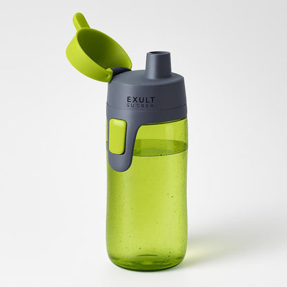 Eco-Friendly Reusable Water Bottle - Dark Gray/Black, Sustainable Hydration