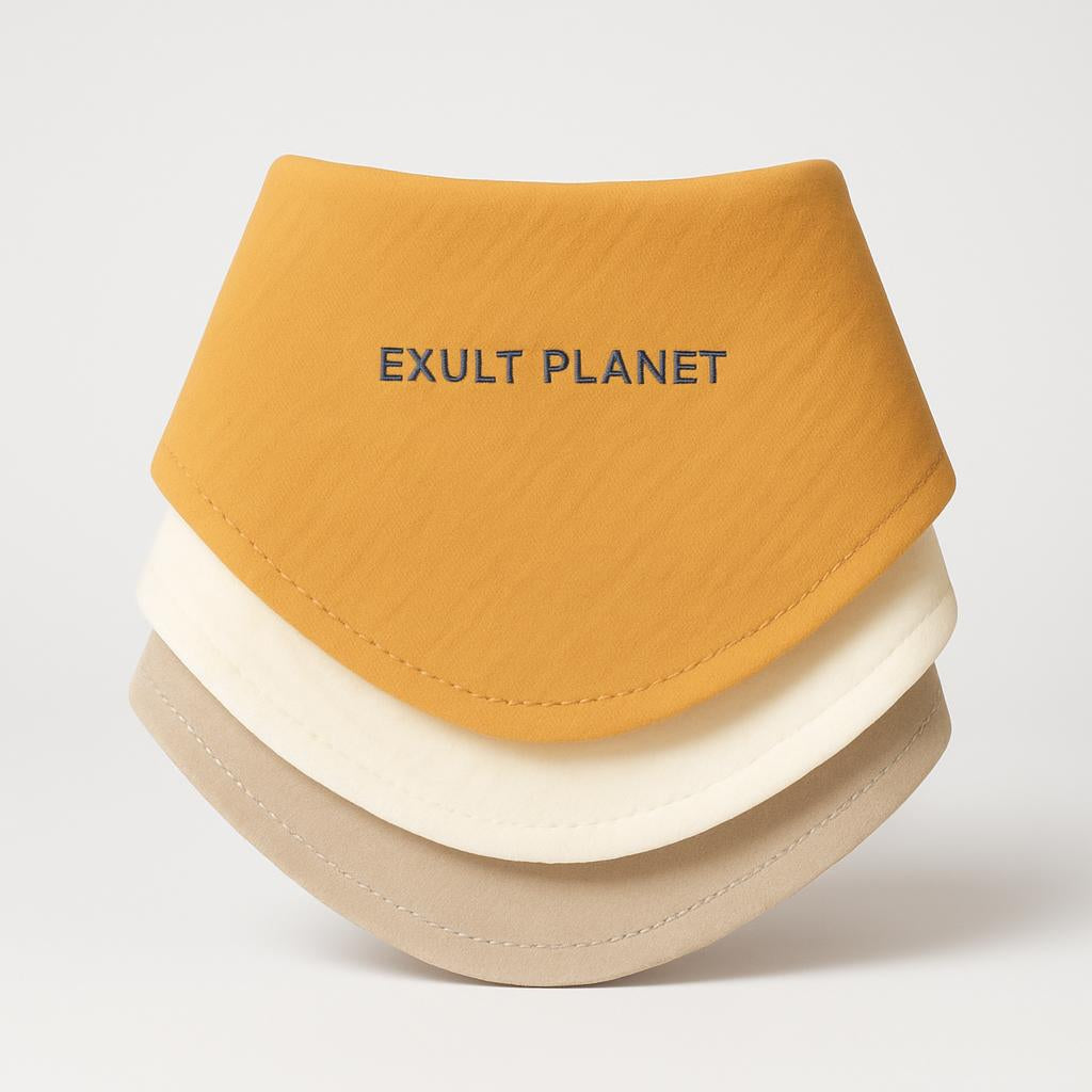 Eco-Friendly Organic Cotton Baby Bib - Multi-Use & Stylish