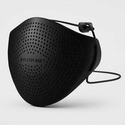 Black Reusable Ergonomic Face Mask - Sustainable & Comfortable