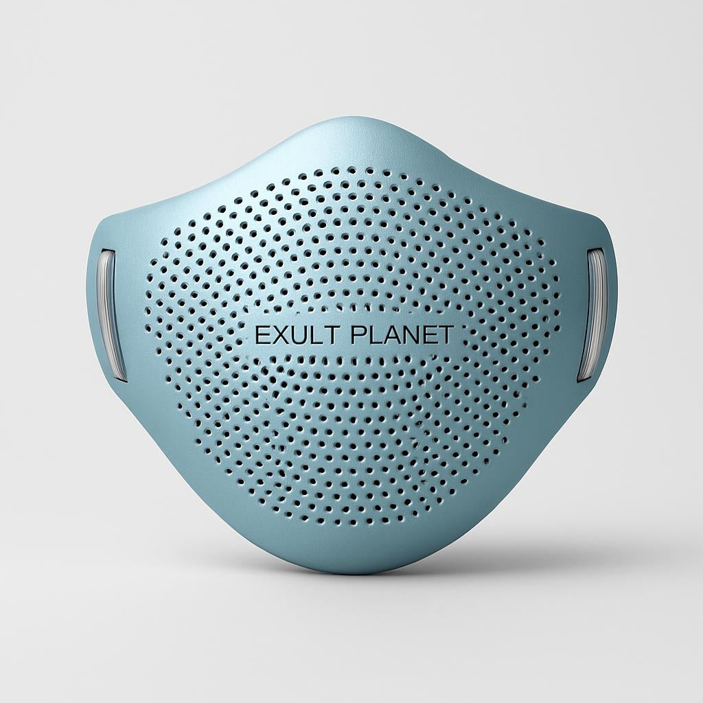 Black Reusable Ergonomic Face Mask - Sustainable & Comfortable