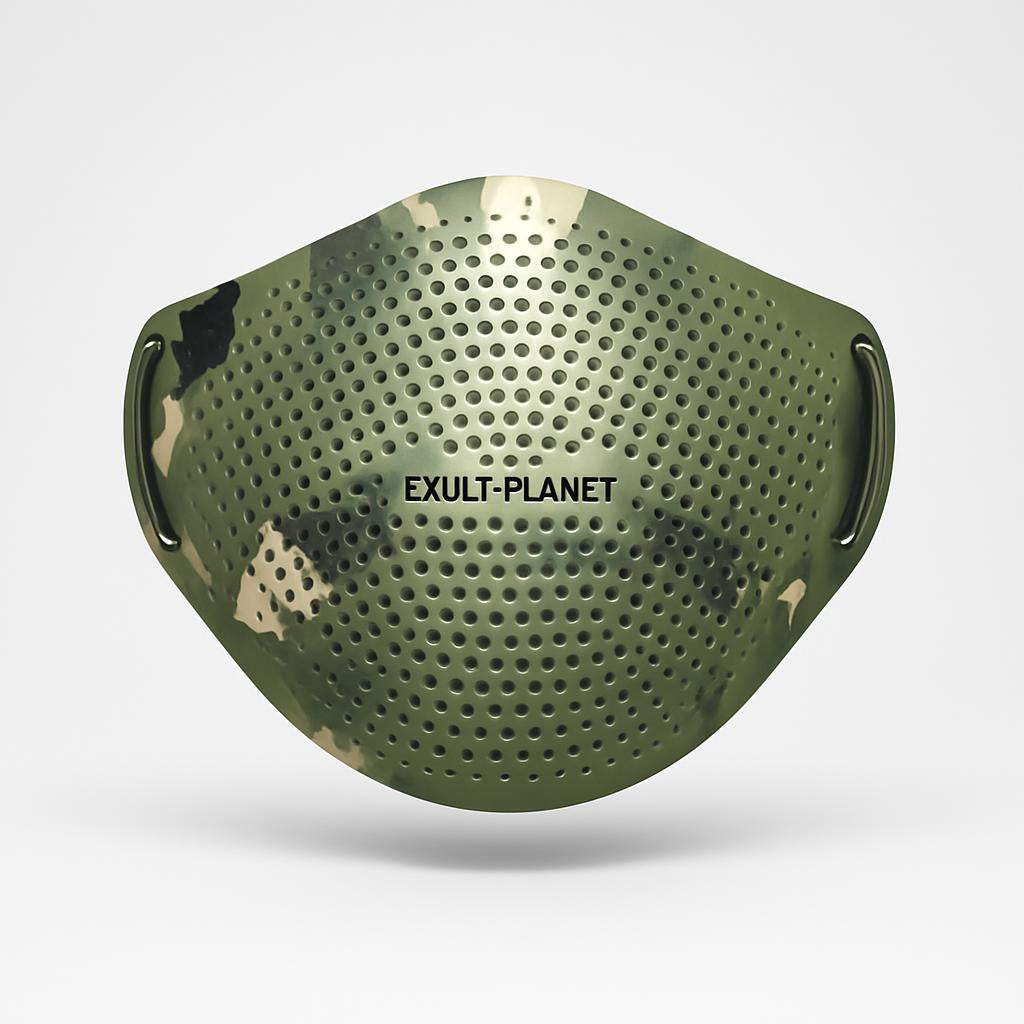 Black Reusable Ergonomic Face Mask - Sustainable & Comfortable