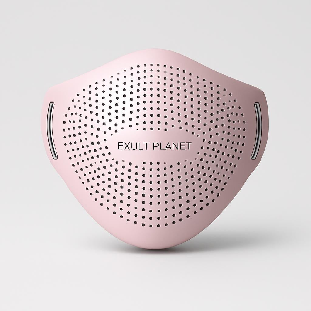 Black Reusable Ergonomic Face Mask - Sustainable & Comfortable