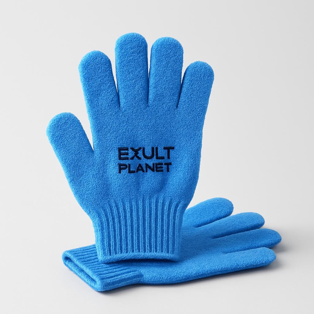 Eco-Friendly Candy Color Mud Exfoliating Bath Gloves