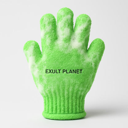 Eco-Friendly Candy Color Mud Exfoliating Bath Gloves