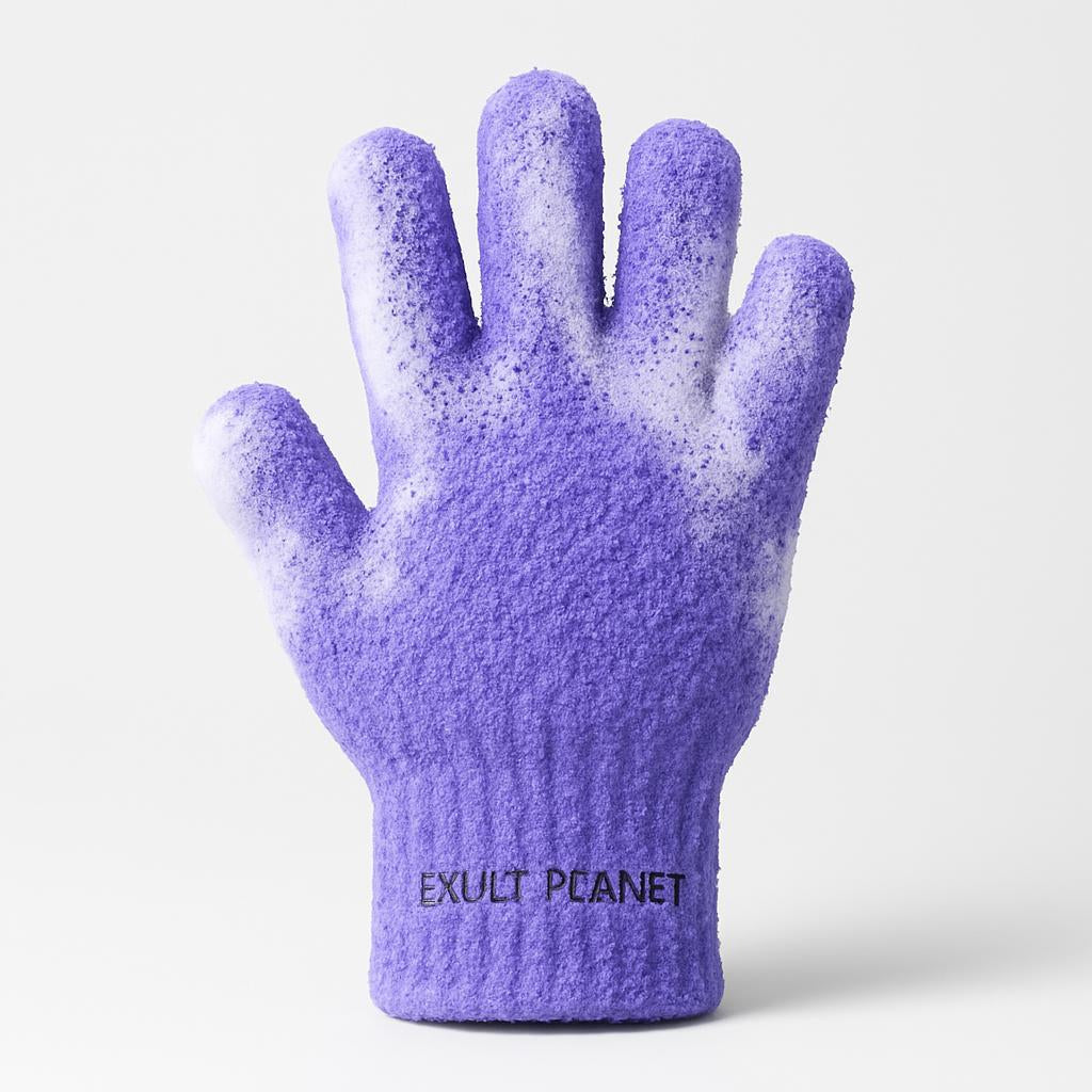 Eco-Friendly Candy Color Mud Exfoliating Bath Gloves