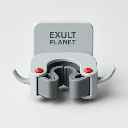 Eco-Friendly Wall-Mounted Mop and Broom Holder