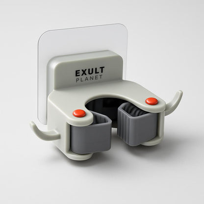 Eco-Friendly Wall-Mounted Mop and Broom Holder