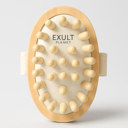 Natural Wood Bath Brush Set - Eco-Friendly, Biodegradable, Plastic-Free