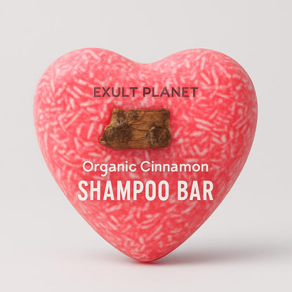 Heart-Shaped Natural Shampoo Bars - Eco-Friendly, Plastic-Free Hair Care