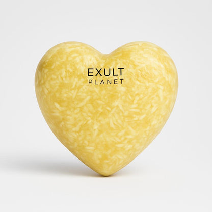 Heart-Shaped Natural Shampoo Bars - Eco-Friendly, Plastic-Free Hair Care