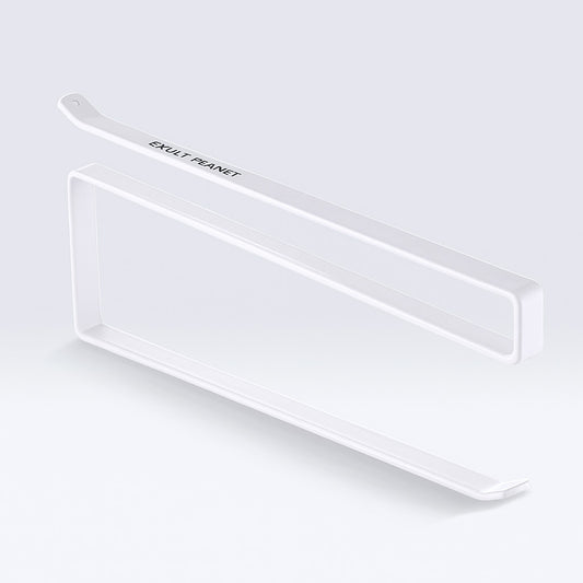 Space-Saving Under-Shelf Paper Towel Holder for Eco-Friendly Kitchens