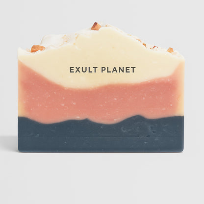 Multicolored Natural Bar Soap - Eco-Friendly, Plastic-Free, Long-Lasting