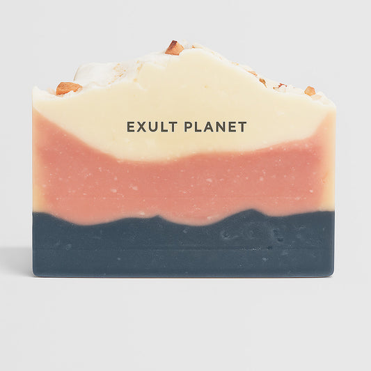 Multicolored Natural Bar Soap - Eco-Friendly, Plastic-Free, Long-Lasting