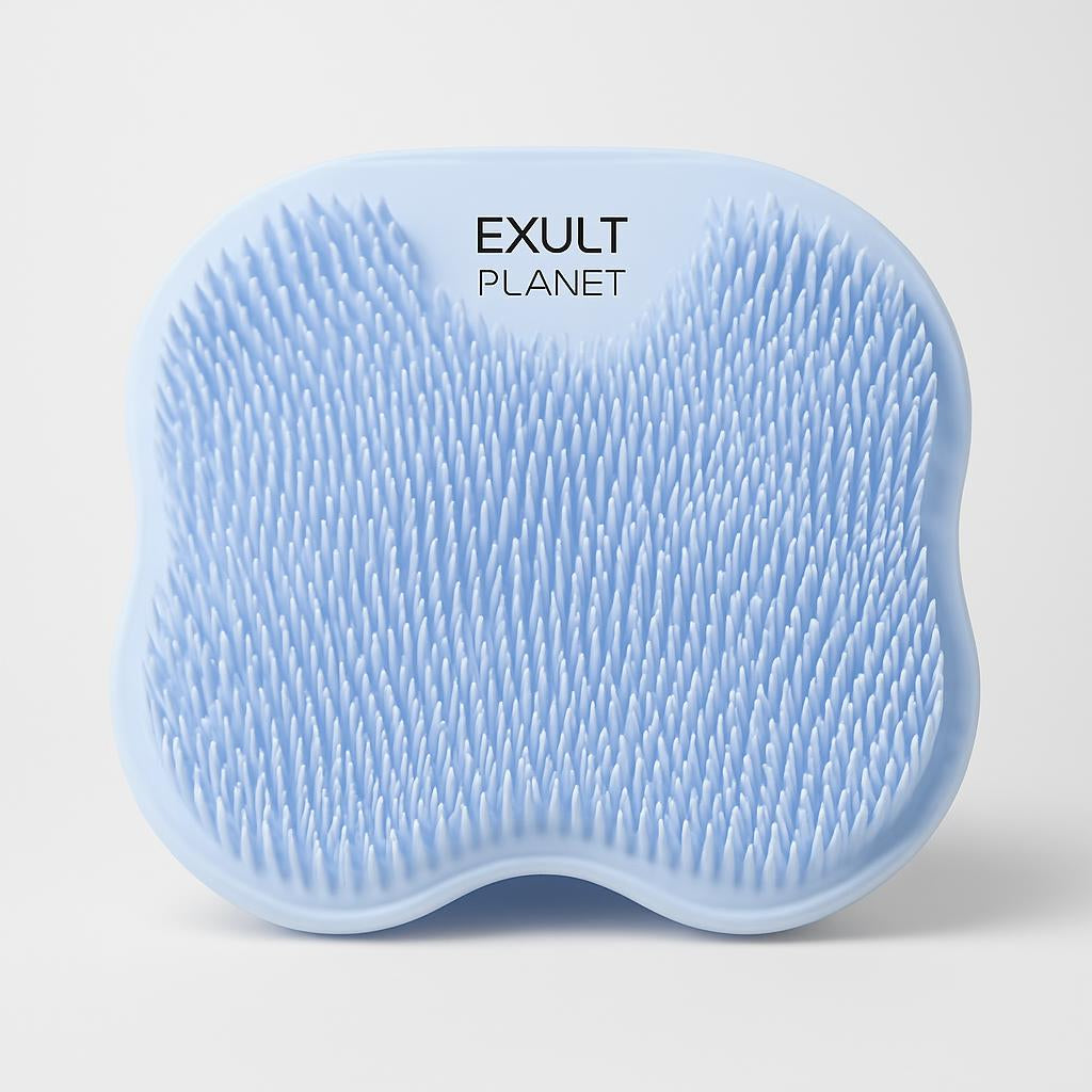 Eco-Friendly Silicone Bath Massage Brush & Foot Scrub Mat