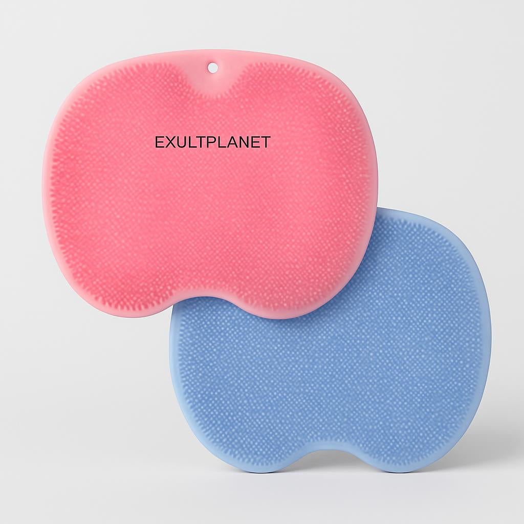 Eco-Friendly Silicone Bath Massage Brush & Foot Scrub Mat
